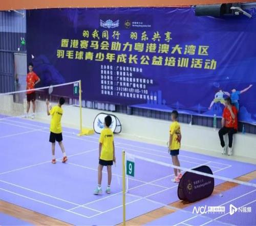 粤港澳大湾区羽毛球青少年成长公益系列活动广州站结营