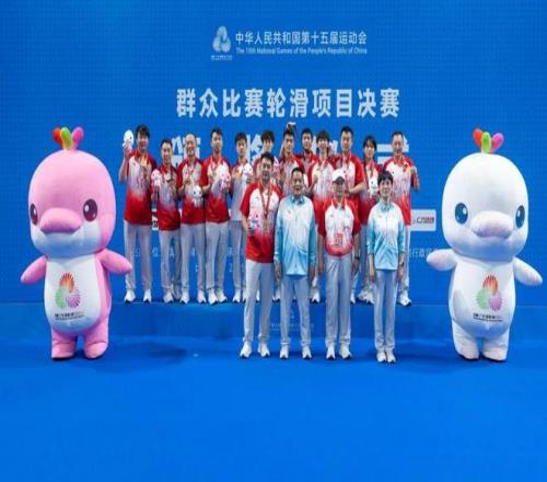 群众单排轮滑球全运首秀广东队收获一金一铜