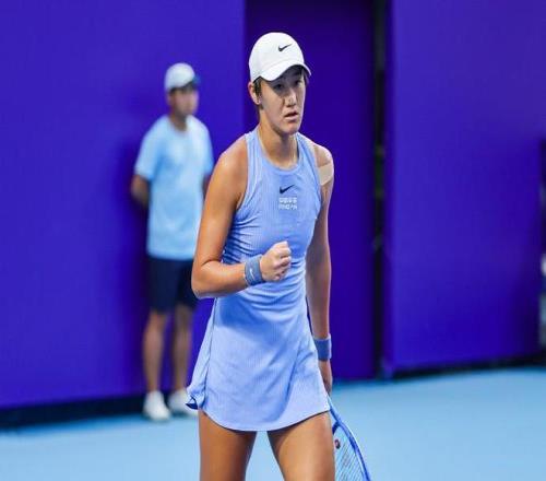 外卡选手王曦雨20淘汰琼斯，收获广州网球公开赛开门红